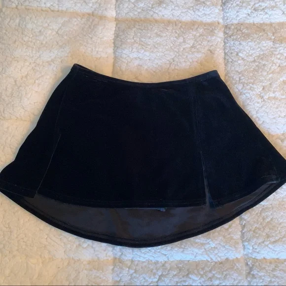 Set of 3 figure skating skirts - black, royal blue & turquoise - Picture 2 of 15